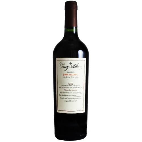 Cruz Alta Reserve Malbec 2020 wino czerwone wytrawne