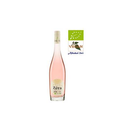 Zera Cabernet wino różowe półwytrawne bezalkoholowe bio wegańskie