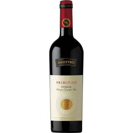 Maestro Italiano Primitivo Puglia 2022 IGT wino czerwone półwytrawne  OFERTA MIESIĄCA!