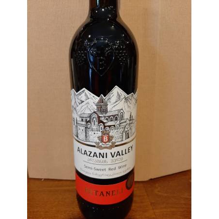 Betaneli wino czerwone półsłodkie Alazani Valley 0,75l 11,5%