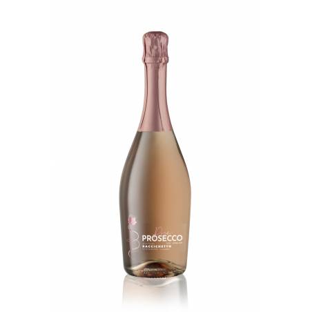 Baccichetto Vittorino Prosecco  Rose DOC 2021  Extra Dry  wino różowe musujące 11,5%