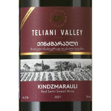 Teliani Valley Kindzmarauli 2021 wino czerwone półsłodkie