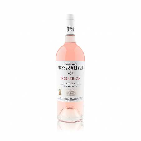 Masseria Li Veli TORREROSE Negroamaro Salento IGT 2022 wino różowe wytrawne