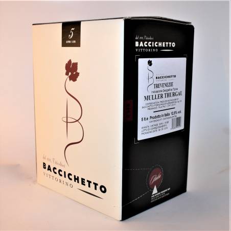 Baccichetto Vittorino Trevenezie IGT Muller Thurgau 2023 wino białe wytrawne BOX 5L