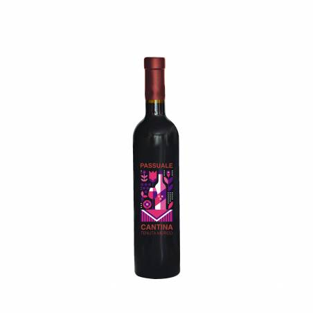 Tenuta Merico Passuale Aleatico Rosso Passito 2022 Salento IGP wino czerwone półsłodkie 500ml  16%