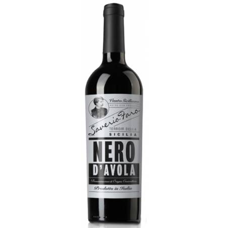 Saverio Faro Nero d'Avola DOC 2021 wino czerwone wytrawne